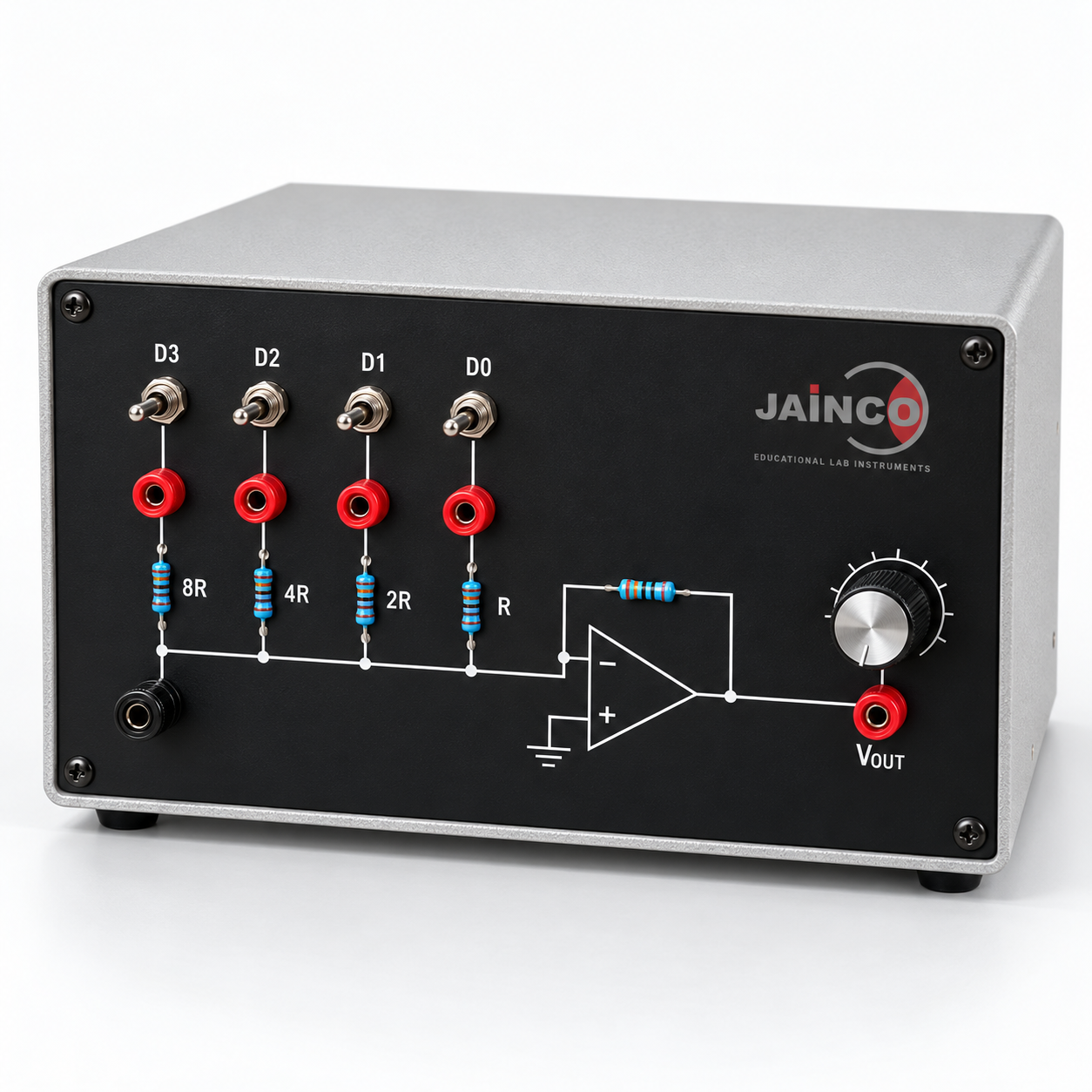 Digital to Analog D and A Converter using Weighted Register Network